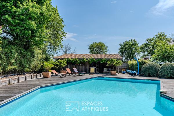 Maison d’Architecte et son jardin paysager luxuriant