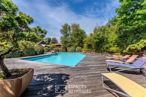 Maison d’Architecte et son jardin paysager luxuriant