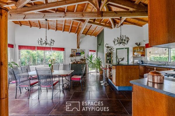 Maison d’Architecte et son jardin paysager luxuriant