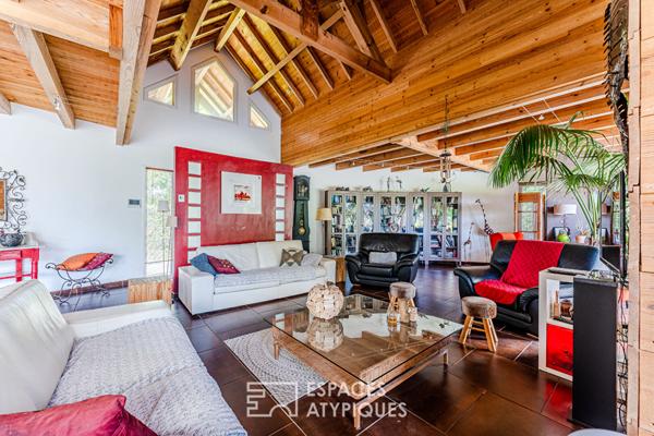 Maison d’Architecte et son jardin paysager luxuriant