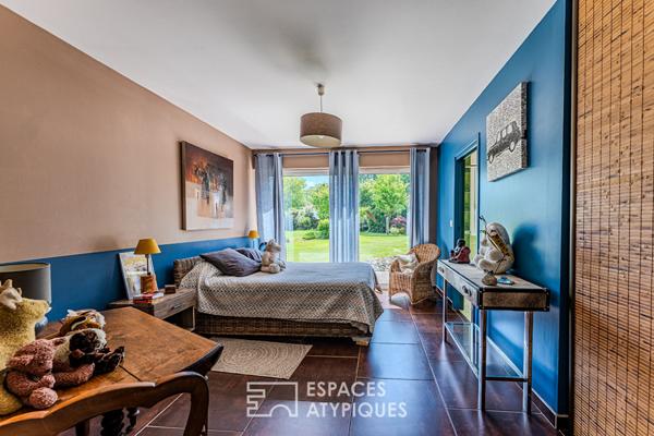 Maison d’Architecte et son jardin paysager luxuriant