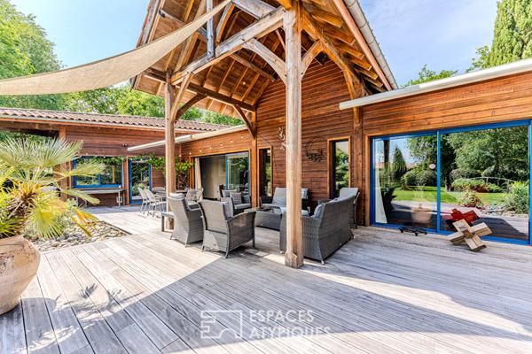 Maison d’Architecte et son jardin paysager luxuriant