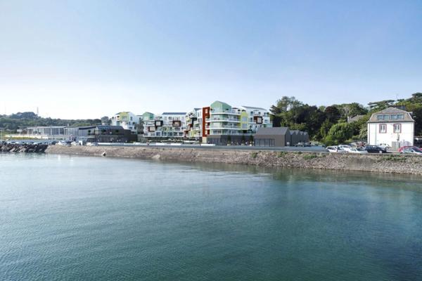 Dpt Finistère (29), à vendre BREST Moulin Blanc Vue Rade appartement T5 de 149.89m² Terrasse 59m²