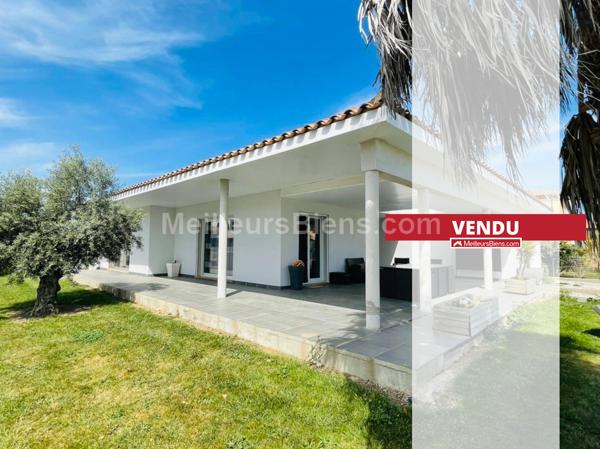 Villa T6 202m2 sur parcelle de 1082m2 à Corneilla de la Rivière