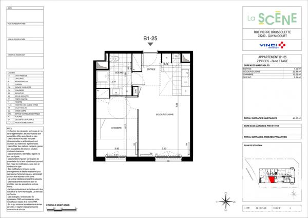 Appartement à vendre 2 pièces 43 m² Guyancourt