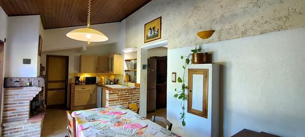 Rabastens: A 30mn de Toulouse, belle villa T5 avec beau jardin et piscine + T2  sur un terrain de 3000 m2