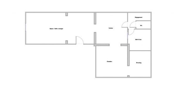 T2 Bordeaux Gambetta 63 m²