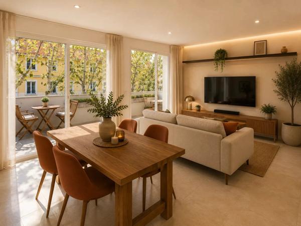 Appartement T3 de 75,35 m² dans résidence neuve - 83300 Draguignan - Réf 84409398