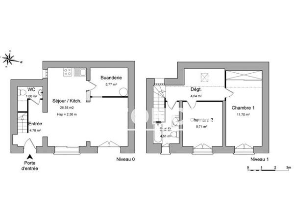 Location Maison 3 pièces 69.47 m² - 1 RUE DES OISEAUX Draveil 91210