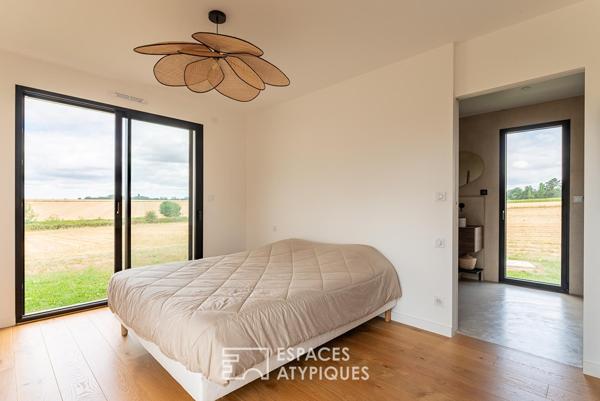 Elégante contemporaine avec vue sur la campagne