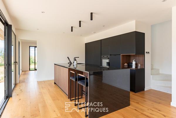Elégante contemporaine avec vue sur la campagne