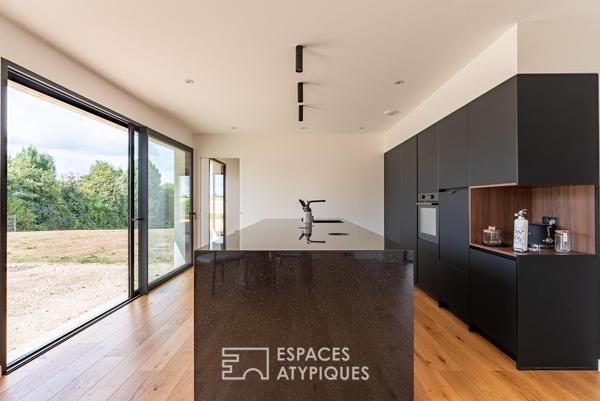 Elégante contemporaine avec vue sur la campagne