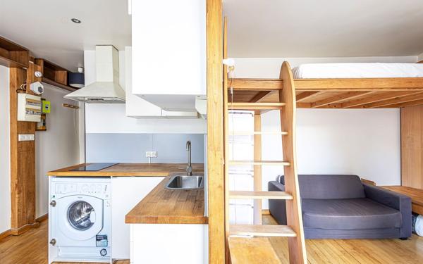 Appartement à vendre    1 pièce • 19,21 m2 Paris 20