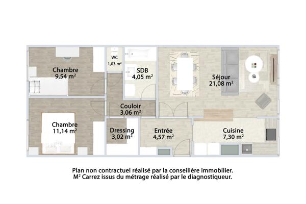 Appartement en lisière de forêt