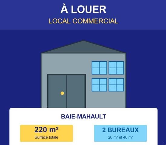 À LOUER - LOCAL COMMERCIAL / ENTREPÔT