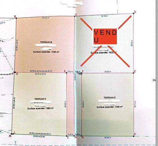 Vente / Terrain constructible