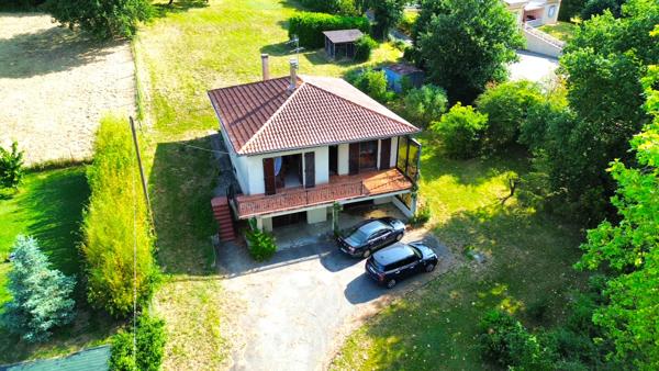 A VENDRE CINTEGABELLE MAISON INDIVIDUELLE T4 AVEC VUE PYRÉNÉES ET GRAND TERRAIN