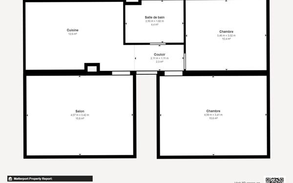 Appartement à louer    3 pièces • 58 m2 Argiésans