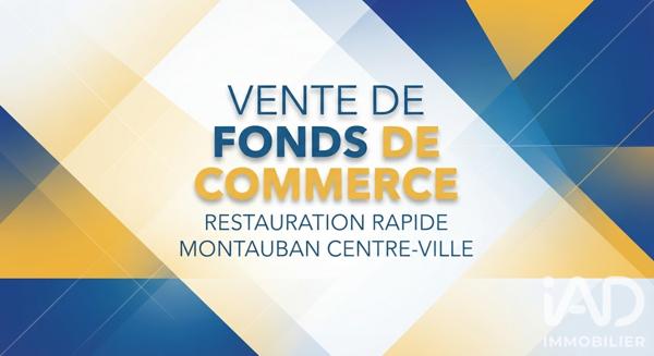 Restauration rapide à vendre 50 m² Montauban