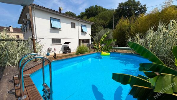 Charmante maison de campagne avec jardin et piscine à 5 mins à pied du bourg de Mouleydier