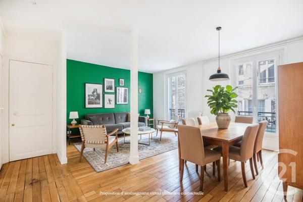 Appartement F2 à vendre  2 pièces - 47,87 m2 PARIS - 75010