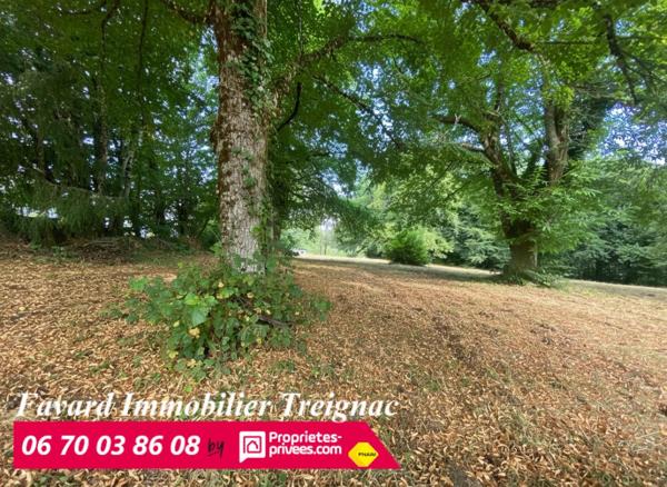 Terrain sur les hauteurs de Treignac 3806 m²