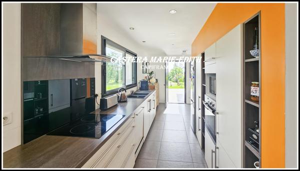 Maison PLAIN-PIED 190 M² - TERRAIN 3466M² - 6 pièces BELLOC SAINT CLAMENS (32) 4 CH + garage