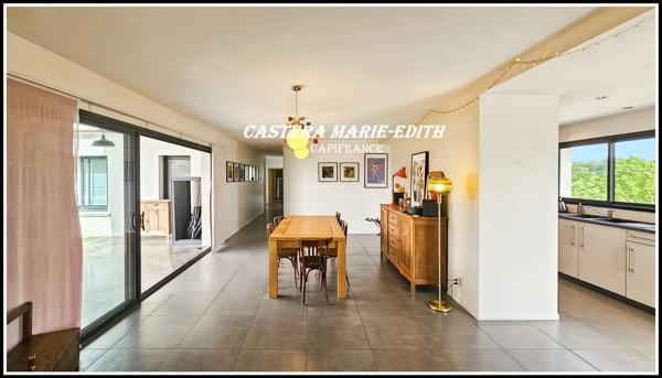 Maison PLAIN-PIED 190 M² - TERRAIN 3466M² - 6 pièces BELLOC SAINT CLAMENS (32) 4 CH + garage