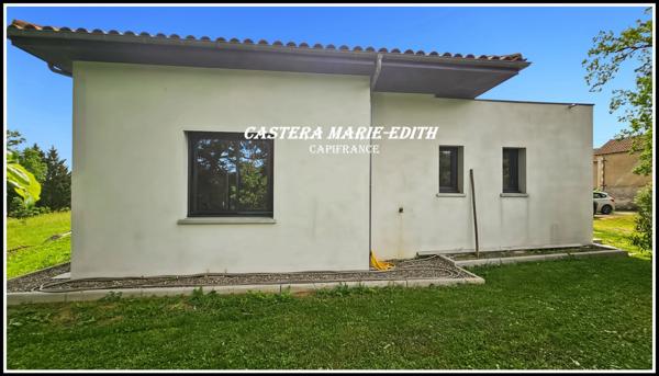 Maison PLAIN-PIED 190 M² - TERRAIN 3466M² - 6 pièces BELLOC SAINT CLAMENS (32) 4 CH + garage