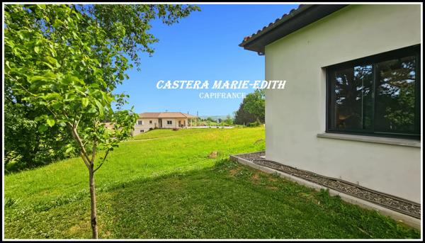 Maison PLAIN-PIED 190 M² - TERRAIN 3466M² - 6 pièces BELLOC SAINT CLAMENS (32) 4 CH + garage