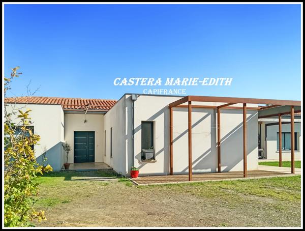 Maison PLAIN-PIED 190 M² - TERRAIN 3466M² - 6 pièces BELLOC SAINT CLAMENS (32) 4 CH + garage