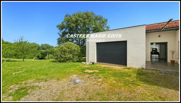 Maison PLAIN-PIED 190 M² - TERRAIN 3466M² - 6 pièces BELLOC SAINT CLAMENS (32) 4 CH + garage