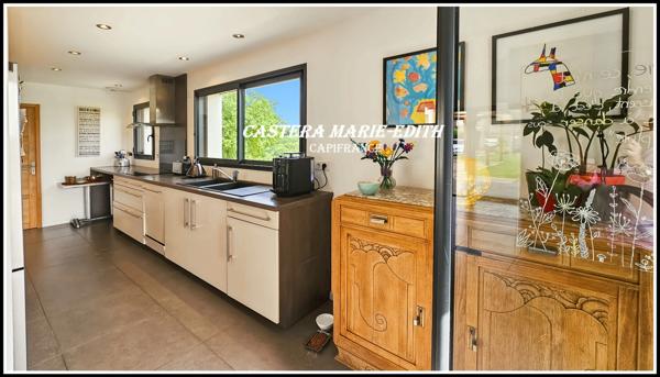 Maison PLAIN-PIED 190 M² - TERRAIN 3466M² - 6 pièces BELLOC SAINT CLAMENS (32) 4 CH + garage
