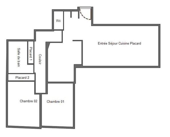 GAGNY CENTRE - APPARTEMENT 3P/BALCON - CAVE/PARKING