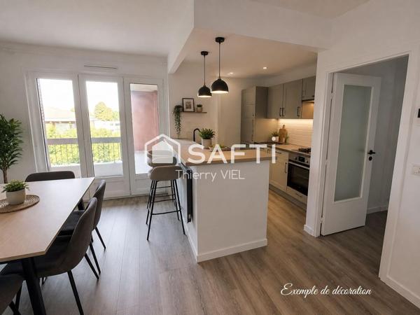 GAGNY CENTRE - APPARTEMENT 3P/BALCON - CAVE/PARKING