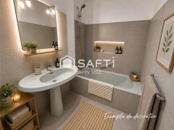 GAGNY CENTRE - APPARTEMENT 3P/BALCON - CAVE/PARKING