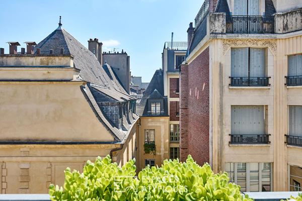Duplex en dernier étage avec vue sur la Place des Vosges