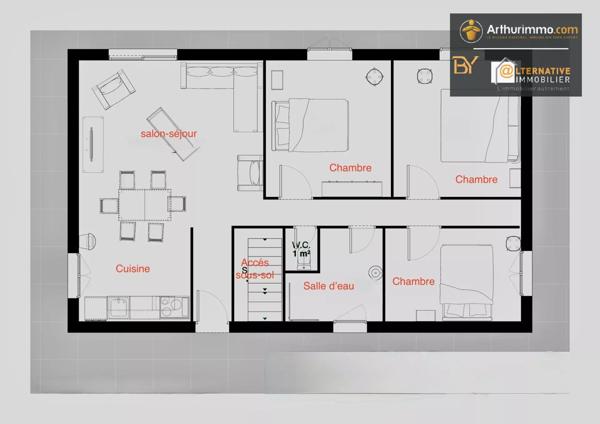 Vente Maison 5 pièces 83 m2 à Châteaubourg