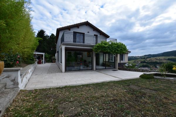 À vendre bien rare – Superbe propriété avec vue imprenable, piscine et prestations haut de gamme – Firminy / Saint-Ferréol-d’Auroure