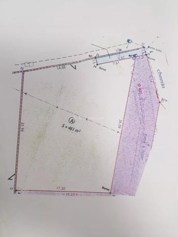 Vente Terrain 461 m2 à Cunac