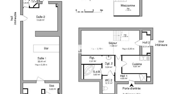 À vendre Local commercial 90 m² - Lyon 69002