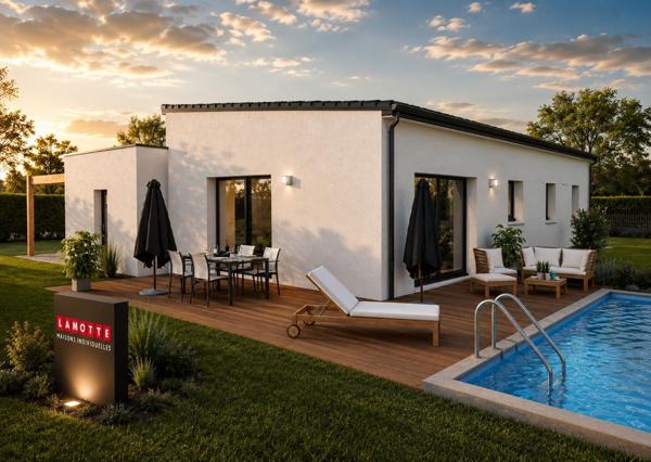 Terrain + Maison à vendre 4 pièces - 90 m²