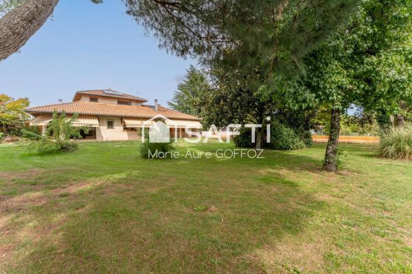 Maison à découvrir, nichée dans la verdure