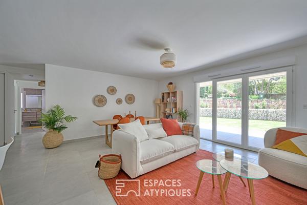 Appartement P3 avec jardin, garages et ascenseur quartier Camplanier