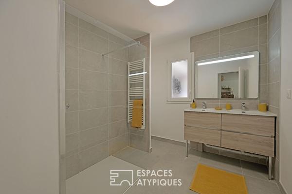 Appartement P3 avec jardin, garages et ascenseur quartier Camplanier