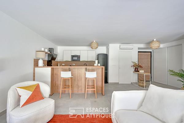 Appartement P3 avec jardin, garages et ascenseur quartier Camplanier