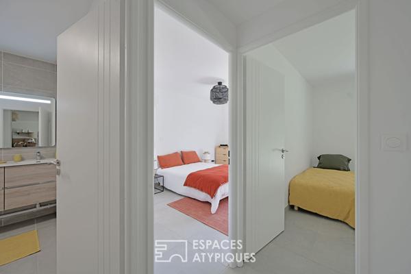 Appartement P3 avec jardin, garages et ascenseur quartier Camplanier