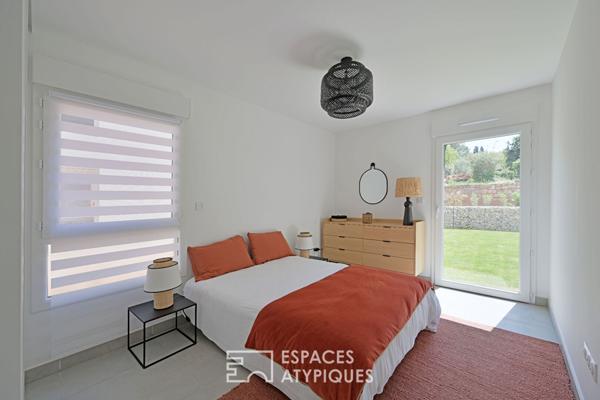Appartement P3 avec jardin, garages et ascenseur quartier Camplanier