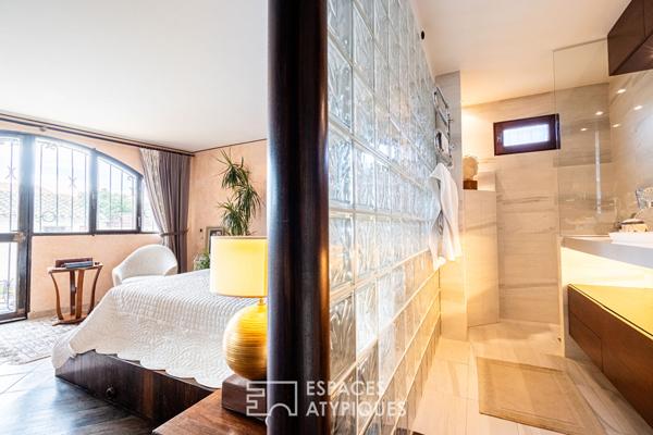 Maison avec piscine dans une rue calme du village torreillan