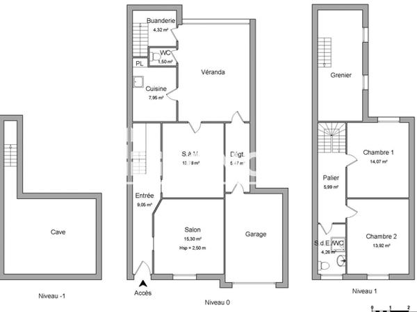 Location Maison 3 pièces 95.61 m² - 48 RUE DE LA PERCHE Niort 79000